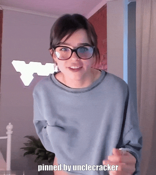 Gif - Handsome Ebony-haired Taunt