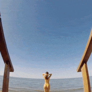 Gif - Beach Access Self Shot
