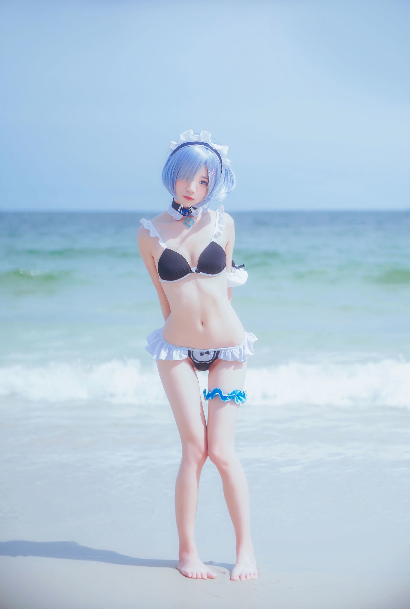 Rem costume have fun by cherryneko